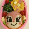 ゆみえれせ's cooksnap of when they made 簡単キャラ弁　ハムでドキンちゃん.