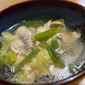 みきも's cooksnap of when they made 鶏もも肉長ネギスープ♪冷え性に簡単薬膳.