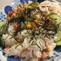 ｂｅｒｒｙ＋'s cooksnap of when they made シロさんの鮭と卵と胡瓜で作るちらし寿司.