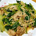 m_miii＊'s cooksnap of when they made 豚肉と小松菜のマヨ醤油焼き.