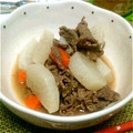 きりゅう's cooksnap of when they made おかずになる牛肉と大根の煮物.