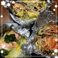 のんたん（≧∇≦）'s cooksnap of when they made 鮭のホイル焼き.