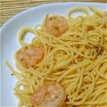 くらぽっぽ's cooksnap of when they made レモンと海老のペペロンチーノ.