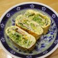 ぽりぽり拓庵's cooksnap of when they made ベーコンブロッコリ卵焼き　お弁当のおかず.