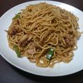 クックM9LBVL☆'s cooksnap of when they made ピーマン玉ねぎソース焼きそば.