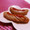 赤い電話's cooksnap of when they made 簡単手抜き時間短縮ソーセージケチャップ味.