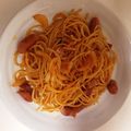 今日もニコッ☆'s cooksnap of when they made こってりソースのナポリタン.