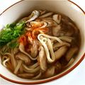 KaaEeeDee's cooksnap of when they made 焼きねぎおろしそば。（温）椎茸ダシで。.