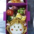 ゆうたんのママさん's cooksnap of when they made 忙しい朝にも簡単 キャラ弁 女の子♪.