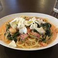 まょすけ's cooksnap of when they made モッツァレラチーズのトマトクリームパスタ.