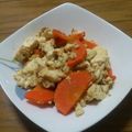 ゆうくんのほっぺ's cooksnap of when they made にんじんと豆腐のおかか炒め.