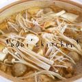 papikun's cooksnap of when they made 王道キムチチゲ☆キムチ鍋.