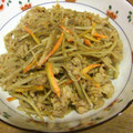 ｊｏｃｏｍｏｍｏｌａ's cooksnap of when they made ウマウマ！ごぼうと春雨のオイスター炒め.