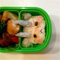 ひろぱんじー's cooksnap of when they made キャラ弁♪妖怪ウォッチ♪簡単コマさん♪.