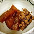 ゆづぽぬ's cooksnap of when they made ほっこり。大根と挽き肉の煮物.