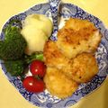 豆のしっぽ's cooksnap of when they made 鶏胸肉で揚げないチキンカツレツ.