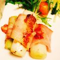 yuk♡kuy's cooksnap of when they made つまみ系おかず！白ねぎのベーコン巻き.