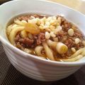 あやしゃんさん's cooksnap of when they made あったか 挽き肉うどん.