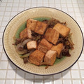 ルルとり's cooksnap of when they made 厚揚げと牛肉の甘辛炒め.