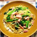 ミサぷーちゃん's cooksnap of when they made からし菜・菜の花のペペロンチーノ.