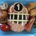 ☆RhmkkN☆'s cooksnap of when they made トッキュウジャー 簡単キャラ弁☆.
