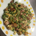 クックMKP2RA☆'s cooksnap of when they made グリンピースとハムの卵とじ.