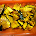 あーもこ's cooksnap of when they made ＊ルクエdeかぼちゃのごま和え＊.