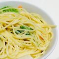 ぴよぴよたまちゃん's cooksnap of when they made 白菜と大根のにんにくマヨパスタ.
