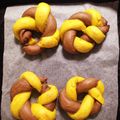 Asumin✳︎K's cooksnap of when they made ハロウィンにも♬ツートーンベーグル.