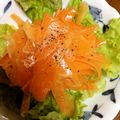 雪tomi's cooksnap of when they made ☆にんじんだけサラダ☆.
