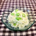 龍青空ママ's cooksnap of when they made ビタミン大根と枝豆のサラダ.