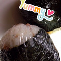 ぷりんちょこ♪'s cooksnap of when they made 活ちくわで☆ちくわさマヨごまおにぎり♡.