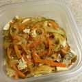 パンフォルテ's cooksnap of when they made 油あげと夏野菜たっぷりのチャプチェ.