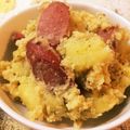 りすちゃんくまちゃん's cooksnap of when they made ピリ辛ウィンナーのアンチョビポテト♡.