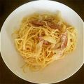 るんるん's cooksnap of when they made 一人ランチに生クリーム不要クリームパスタ.