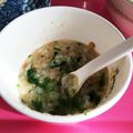 祝福のカンパネラ's cooksnap of when they made 離乳食中期～後期*ほうれん草と納豆のお粥.