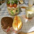 ぽんぽん堂's cooksnap of when they made ジャーランチ＊チキンパスタサラダ.