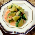 SP♪'s cooksnap of when they made キュウリのスウィートチリヨーグルト和え♡.