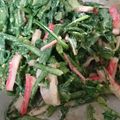 ゆ→き©'s cooksnap of when they made 春菊とカニカマのごまドレあえ♡.
