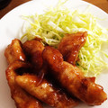 体脂肪率's cooksnap of when they made 【ササミのから揚げ】ぽん酢甘みソース.