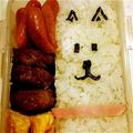 しゃれとんしゃー！'s cooksnap of when they made キャラ弁「おとうさん犬」弁当.