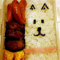 しゃれとんしゃー！'s cooksnap of when they made キャラ弁「おとうさん犬」弁当.