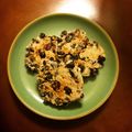 oyu。's cooksnap of when they made すいとんの粉でつくる黒豆のお焼き.