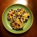 oyu。's cooksnap of when they made すいとんの粉でつくる黒豆のお焼き.