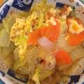 おぅぷん's cooksnap of when they made ☆簡単和食☆白菜のふわふわたまご閉じ煮.