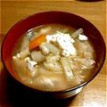 千ちまる's cooksnap of when they made ✿私の♡けんちん汁✿.
