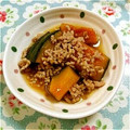 SunnyMaple's cooksnap of when they made かぼちゃのそぼろ煮.