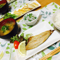 のん♪♪のん's cooksnap of when they made あじの開き　大根おろし.