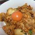 らぶ☆ぜんたろう's cooksnap of when they made がっつり系♪納豆＆豚キムチどんぶり.