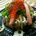 akiたんたん's cooksnap of when they made イクラ！蟹！鮭！簡単美味な海鮮ちらし寿司.